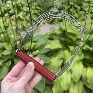 Vintage 1950's Androck Pastry Dough Blender‎ Wine Red Catalin Bakelite Utensils